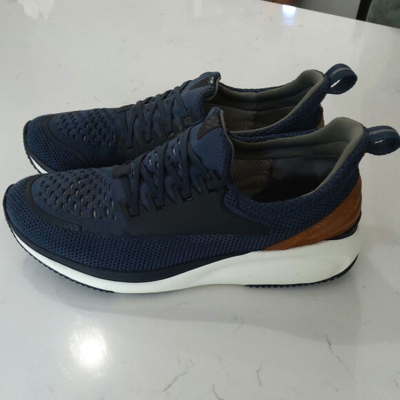 JOHNSTON & MURPHY Other - Johnston & Murphy 2.0 XC4 tri sport Hybrid Shoes Navy knit Men size 10 Athletic
